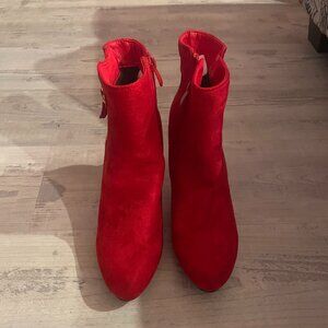 Amazon red booties